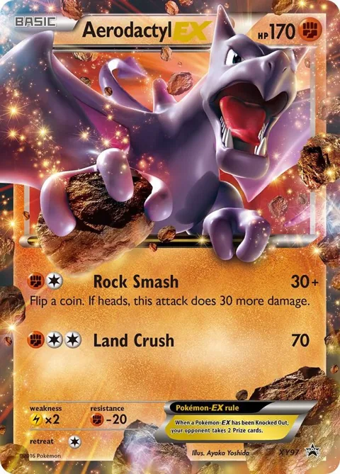 Aerodactyl EX #XY97 Holofoil Pokémon card from XY Promos