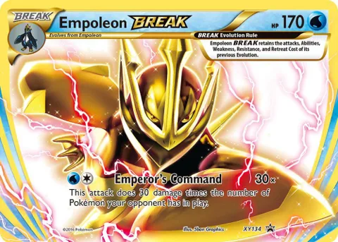 Empoleon BREAK #XY134 Holofoil Pokémon card from XY Promos