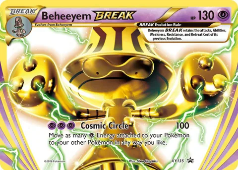 Beheeyem BREAK #XY135 Holofoil Pokémon card from XY Promos