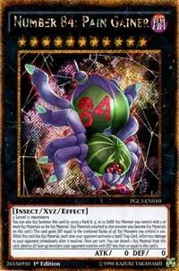 Number 84: Pain Gainer PGL3-EN010 Yu-Gi-Oh card from Premium Gold: Infinite Gold