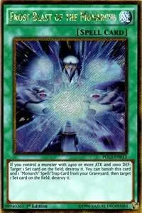 Frost Blast of the Monarchs PGL3-EN012 Yu-Gi-Oh card from Premium Gold: Infinite Gold