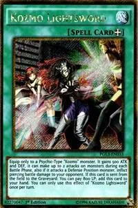 Kozmo Lightsword PGL3-EN033 Yu-Gi-Oh card from Premium Gold: Infinite Gold