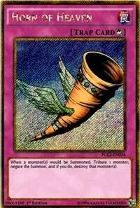 Horn of Heaven PGL3-EN034 Yu-Gi-Oh card from Premium Gold: Infinite Gold