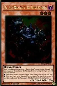 Cir, Malebranche of the Burning Abyss PGL3-EN045 Yu-Gi-Oh card from Premium Gold: Infinite Gold