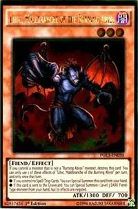 Libic, Malebranche of the Burning Abyss PGL3-EN050 Yu-Gi-Oh card from Premium Gold: Infinite Gold