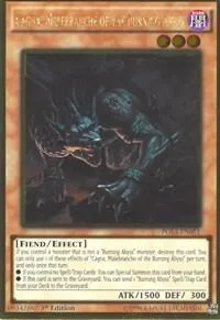 Cagna, Malebranche of the Burning Abyss PGL3-EN051 Yu-Gi-Oh card from Premium Gold: Infinite Gold