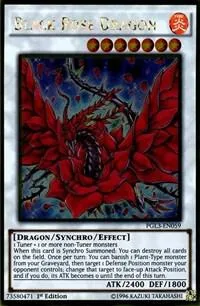 Black Rose Dragon PGL3-EN059 Yu-Gi-Oh card from Premium Gold: Infinite Gold