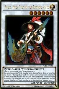 Virgil, Rock Star of the Burning Abyss PGL3-EN061 Yu-Gi-Oh card from Premium Gold: Infinite Gold