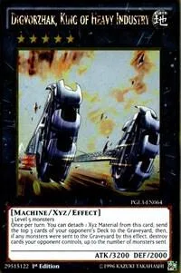 Digvorzhak, King of Heavy Industry PGL3-EN064 Yu-Gi-Oh card from Premium Gold: Infinite Gold