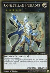 Constellar Pleiades PGL3-EN066 Yu-Gi-Oh card from Premium Gold: Infinite Gold