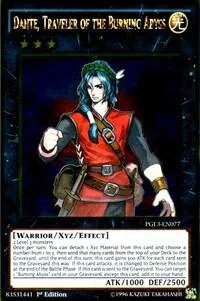 Dante, Traveler of the Burning Abyss PGL3-EN077 Yu-Gi-Oh card from Premium Gold: Infinite Gold