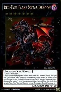 Red-Eyes Flare Metal Dragon PGL3-EN078 Yu-Gi-Oh card from Premium Gold: Infinite Gold