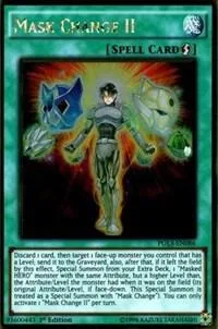 Mask Change II PGL3-EN086 Yu-Gi-Oh card from Premium Gold: Infinite Gold