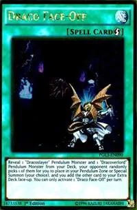 Draco Face-Off PGL3-EN090 Yu-Gi-Oh card from Premium Gold: Infinite Gold