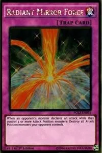 Radiant Mirror Force PGL3-EN093 Yu-Gi-Oh card from Premium Gold: Infinite Gold