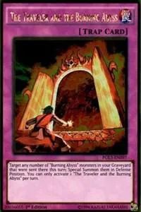 The Traveler and the Burning Abyss PGL3-EN097 Yu-Gi-Oh card from Premium Gold: Infinite Gold