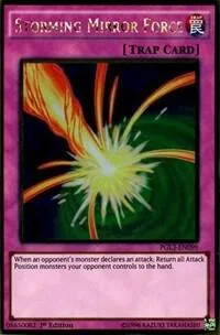 Storming Mirror Force PGL3-EN099 Yu-Gi-Oh card from Premium Gold: Infinite Gold