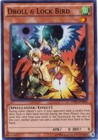 Droll & Lock Bird OP01-EN004 Yu-Gi-Oh card from OTS Tournament Pack 1