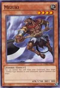 Mezuki OP01-EN016 Yu-Gi-Oh card from OTS Tournament Pack 1