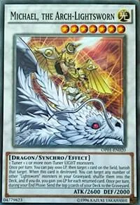 Michael, the Arch-Lightsworn OP01-EN020 Yu-Gi-Oh card from OTS Tournament Pack 1
