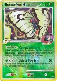 Butterfree FB - 17/147 League Promo #017/147 Reverse Holofoil Pokémon card from League & Championship Cards