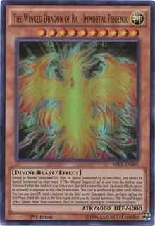 The Winged Dragon of Ra - Immortal Phoenix MIL1-EN001 Yu-Gi-Oh card from Millennium Pack