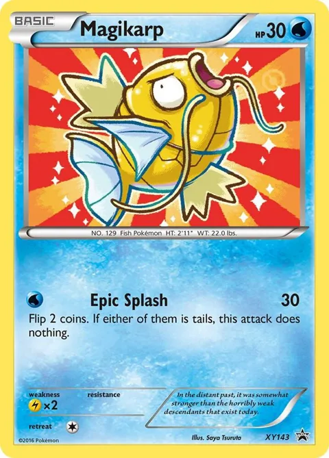 Magikarp #XY143 Holofoil Pokémon card from XY Promos