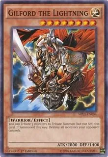 Gilford the Lightning MIL1-EN006 Yu-Gi-Oh card from Millennium Pack