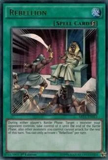 Rebellion MIL1-EN013 Yu-Gi-Oh card from Millennium Pack