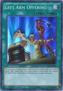 Left Arm Offering MIL1-EN015 Yu-Gi-Oh card from Millennium Pack