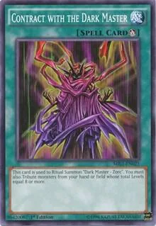 Contract with the Dark Master MIL1-EN021 Yu-Gi-Oh card from Millennium Pack