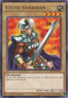 Celtic Guardian MIL1-EN026 Yu-Gi-Oh card from Millennium Pack