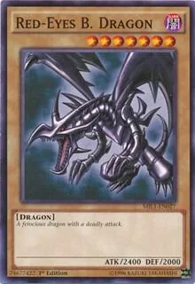Red-Eyes B. Dragon MIL1-EN027 Yu-Gi-Oh card from Millennium Pack