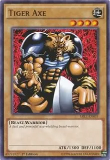 Tiger Axe MIL1-EN031 Yu-Gi-Oh card from Millennium Pack