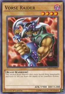 Vorse Raider MIL1-EN032 Yu-Gi-Oh card from Millennium Pack