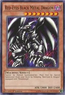 Red-Eyes Black Metal Dragon MIL1-EN035 Yu-Gi-Oh card from Millennium Pack