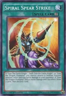 Spiral Spear Strike MIL1-EN043 Yu-Gi-Oh card from Millennium Pack