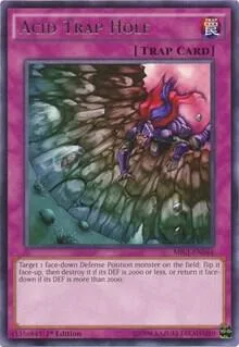 Acid Trap Hole MIL1-EN044 Yu-Gi-Oh card from Millennium Pack
