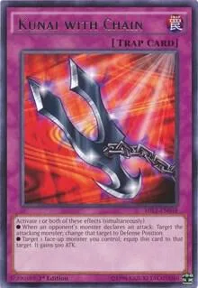 Kunai with Chain MIL1-EN048 Yu-Gi-Oh card from Millennium Pack