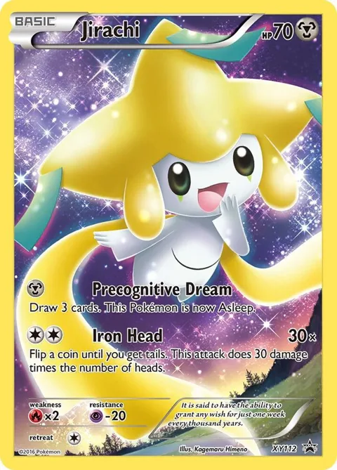 Jirachi #XY112 Holofoil Pokémon card from XY Promos