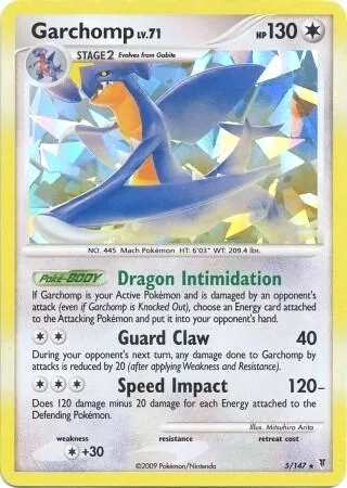 Garchomp - 5/147 Cracked Ice Holo #005/147 Holofoil Pokémon card from Deck Exclusives