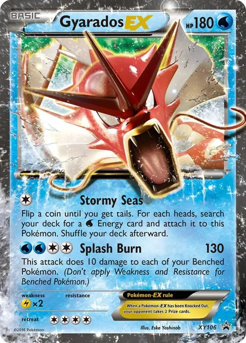 Gyarados EX #XY106 Holofoil Pokémon card from XY Promos