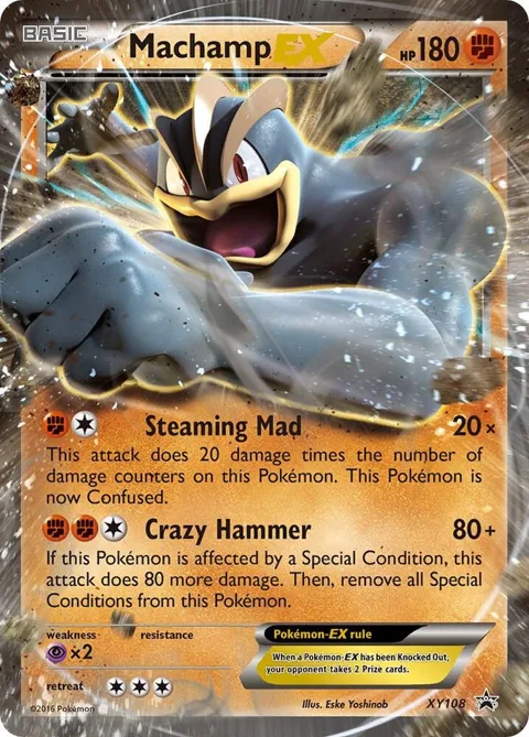 Machamp EX #XY108 Holofoil Pokémon card from XY Promos