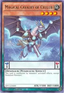 Magical Cavalry of Cxulub SHVI-EN000 Yu-Gi-Oh card from Shining Victories