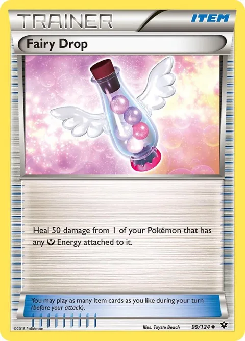 Fairy Drop #99/124 Pokémon card from XY - Fates Collide