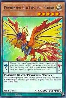 Performapal Odd-Eyes Light Phoenix SHVI-EN003 1st Edition Yu-Gi-Oh card from Shining Victories