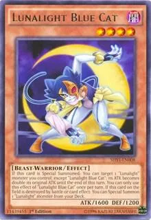 Lunalight Blue Cat SHVI-EN008 Unlimited Yu-Gi-Oh card from Shining Victories