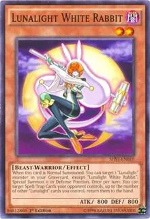 Lunalight White Rabbit SHVI-EN010 1st Edition Yu-Gi-Oh card from Shining Victories
