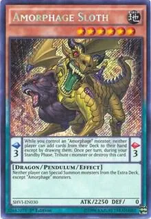 Amorphage Sloth SHVI-EN030 Unlimited Yu-Gi-Oh card from Shining Victories