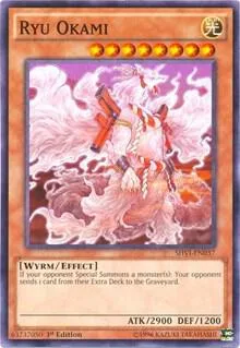 Ryu Okami SHVI-EN037 Yu-Gi-Oh card from Shining Victories
